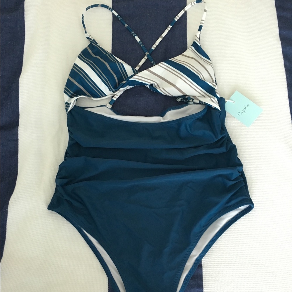 CUPSHE Sparkle in the sun swimsuit